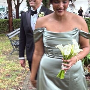 After Six Sage Gown (Nordstrom) size 12